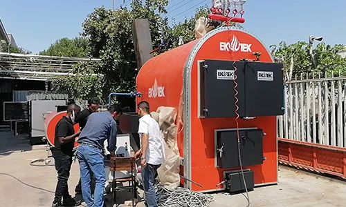 1200 Kg/h caldera de vapor de exportación de Turquía a Kenia Fotos