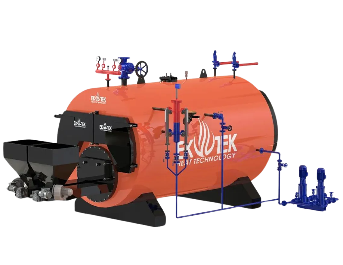 Serie Severo - Caldera de vapor tipo escocés de combustible sólido