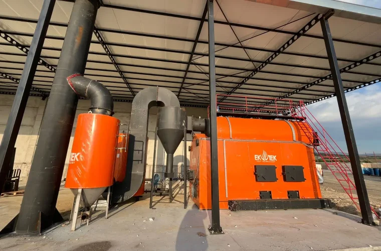 100 M² Steam Boiler Photos - Hybrid Series 1714