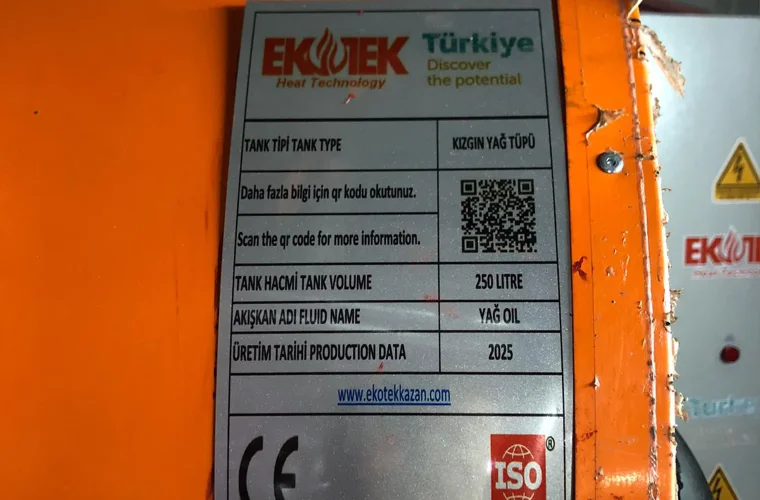 Elektrikli Kızgın Yağ Kazanı Fotoğrafları 3005