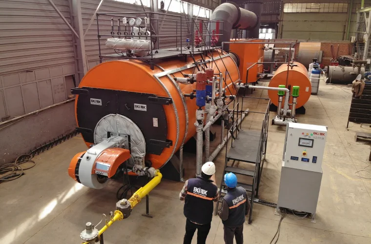 Ekotek Storm Series 12,000 kg/h Steam Boiler is Being Exported to Georgia 3098