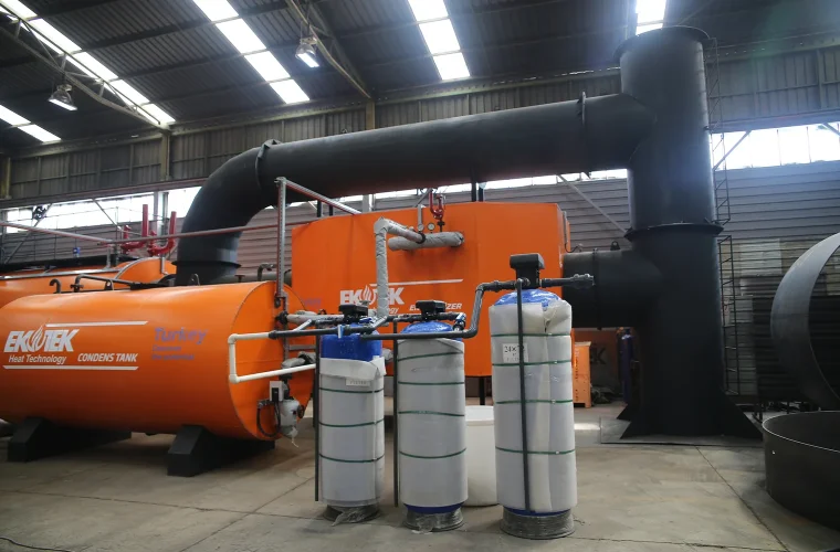 Ekotek Storm Series 12,000 kg/h Steam Boiler is Being Exported to Georgia 3106