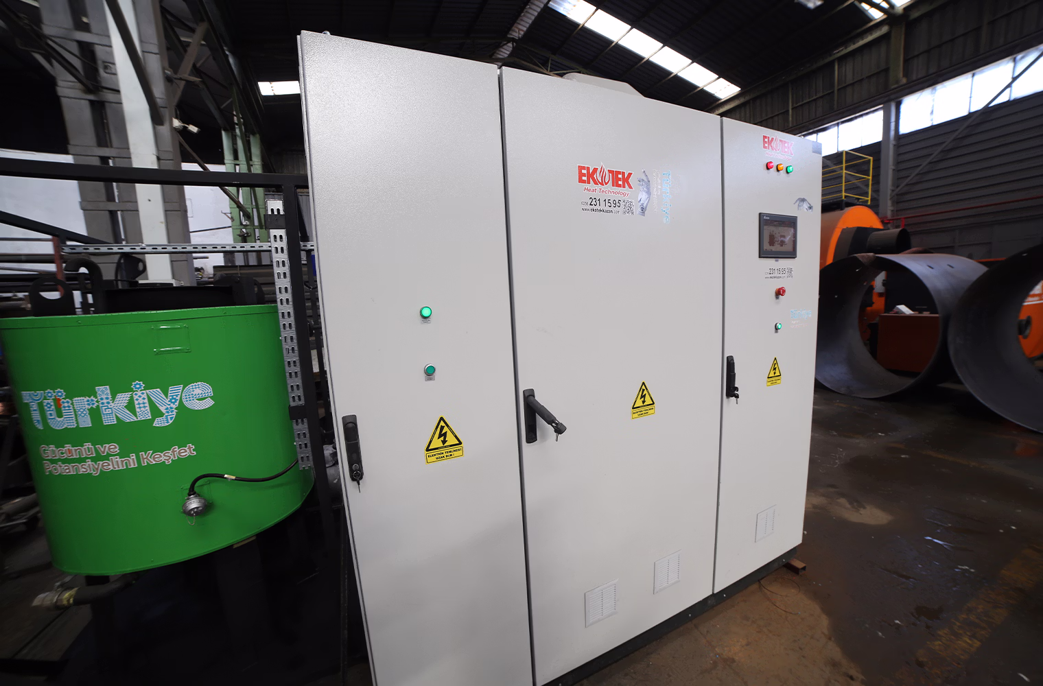 Saatte 200 Kilogram Kapasiteli Elektrikli Buhar Jeneratörü 3154