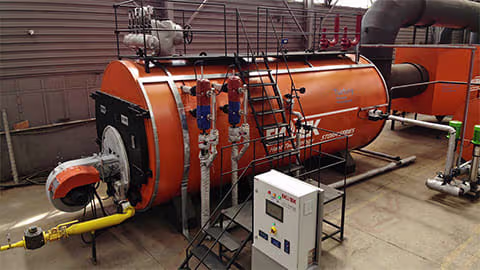 Grim Series - Solid Fuel Scotch Type Steam Boiler