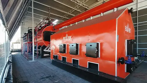 Chaudière à vapeur à grille à chaîne