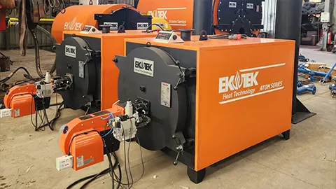 Flüssiggasbeheizter Warmwasserkessel