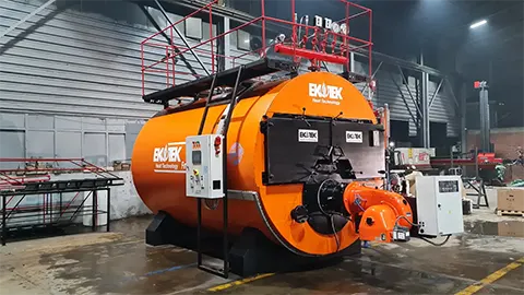 Liquid - Gas Fired Steam Boiler
