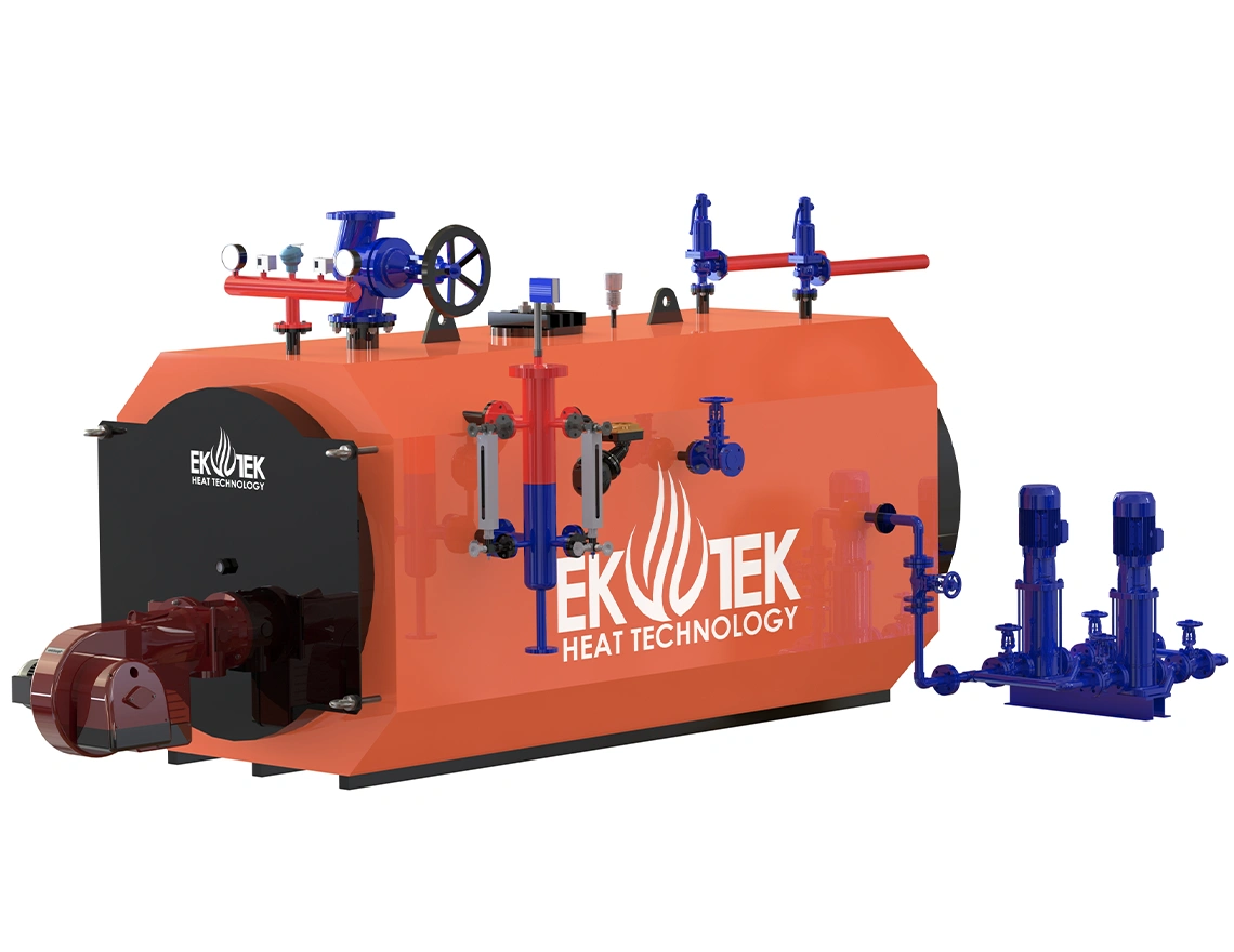 Liquid - Gas Fired Steam Boiler