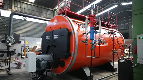 паровой котел на природном газе