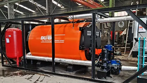 Sistemas de calderas de agua caliente móviles