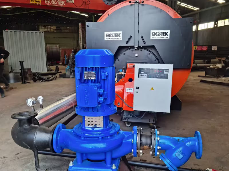 Slide Brennende Serie - Flüssig Gas Heißwasserkessel, Scotch-Typ 5