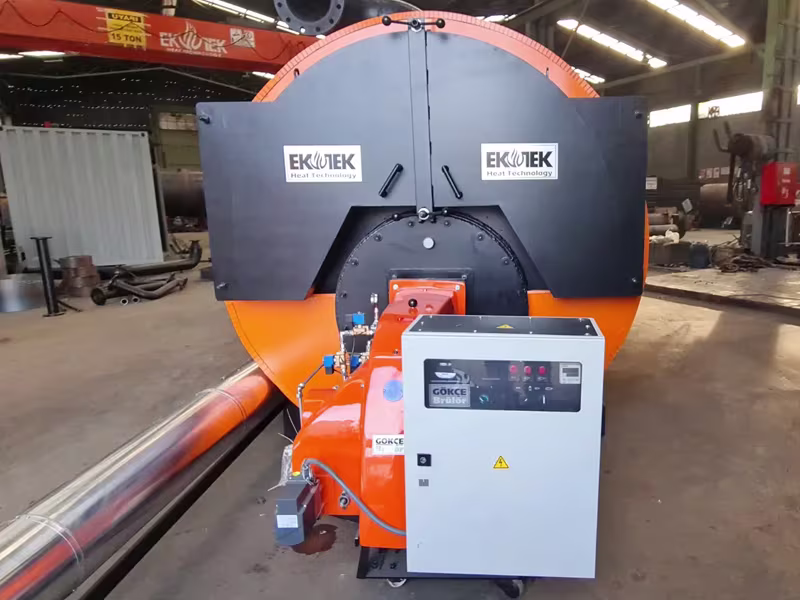 Slide Brennende Serie - Flüssig Gas Heißwasserkessel, Scotch-Typ 7