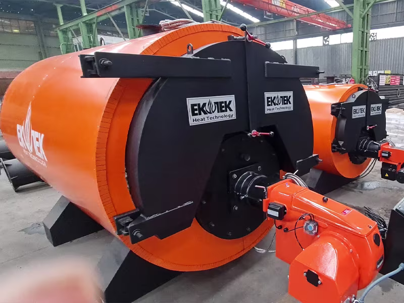 Slide Brennende Serie - Flüssig Gas Heißwasserkessel, Scotch-Typ 9