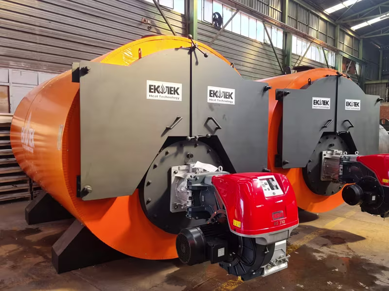 Slide Brennende Serie - Flüssig Gas Heißwasserkessel, Scotch-Typ 10