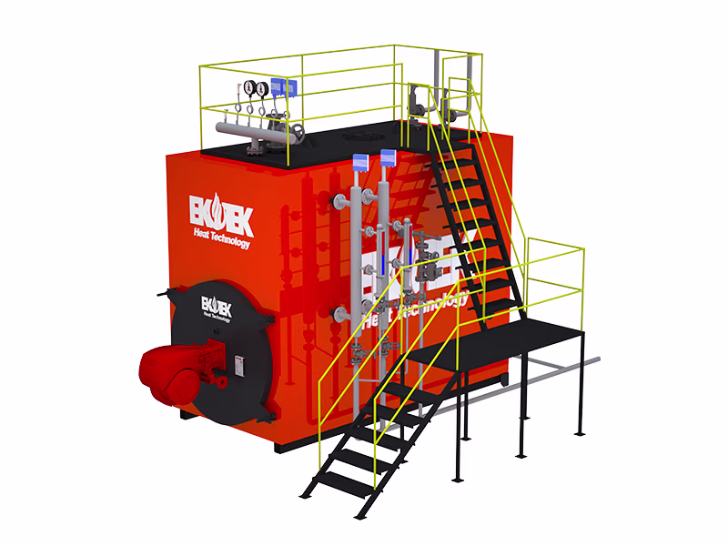 Slide Серия Щит - Паровой котел с жидкостной и газовой горелкой 4