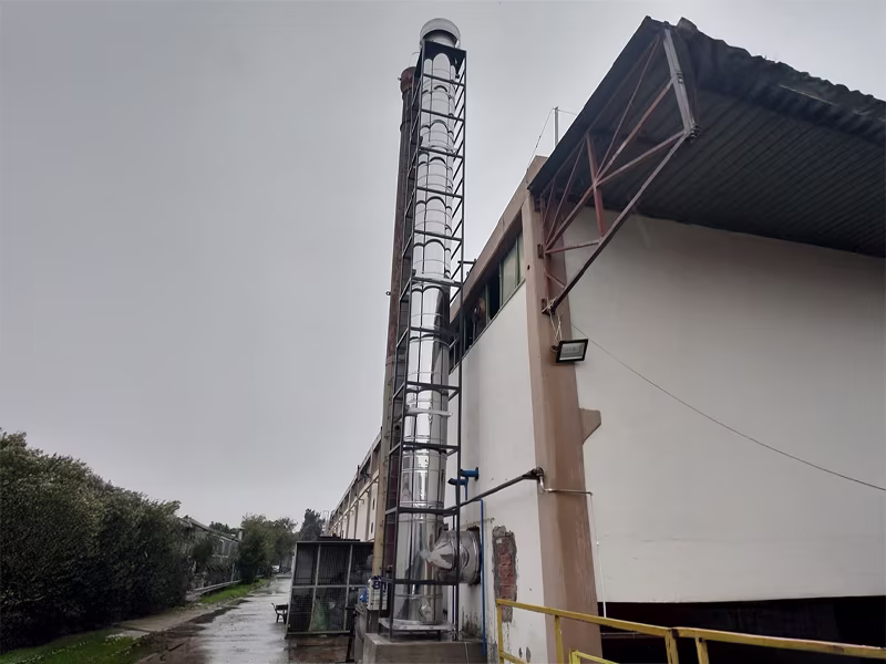 Slide مدخنة من الفولاذ المقاوم للصدأ 1