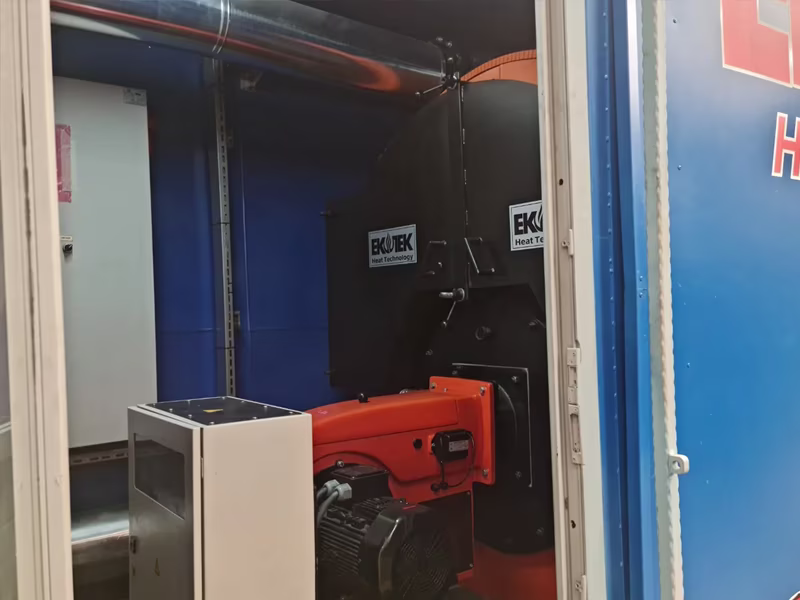Slide Yakıcı Serisi - Skoç Tipi Sıvı Gaz Yakıtlı Sıcak Su Kazanı 12