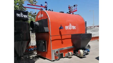 Slide Série Relâmpago - Caldeira de Vapor a Combustível Sólido Semi-Cilíndrica 5