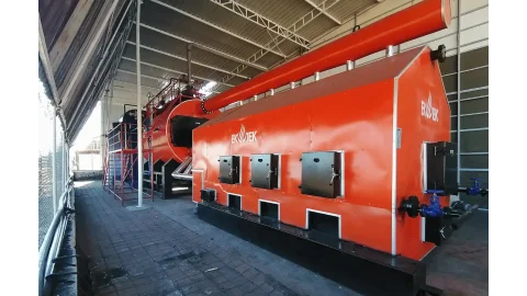 Slide Série Vulcão - Caldeira de Vapor com Fornalha Frontal a Combustível Sólido 1
