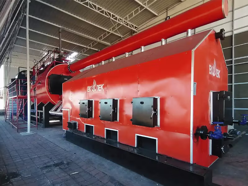 Slide Volcano Series - Solid Fuel Fired Front Furnace Steam Boiler 1