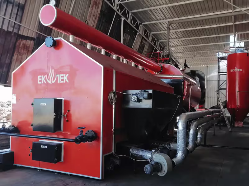 Slide Volcano Series - Solid Fuel Fired Front Furnace Steam Boiler 4