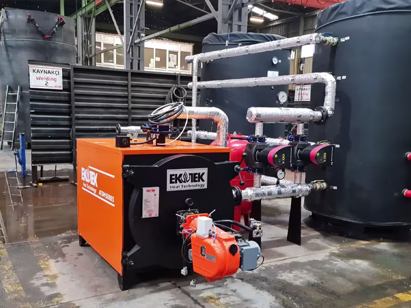 Slide Atom Series - Liquid Gas Fired Hot Water Boiler 11