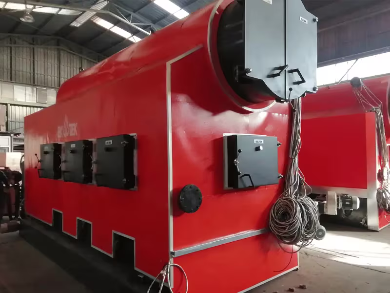 Slide Hybrid Series - Solid Fuel Hot Water Boiler 7
