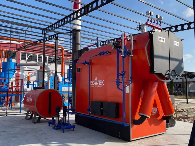 Slide Hybrid Serie - Festbrennstoff Dampfkessel 1