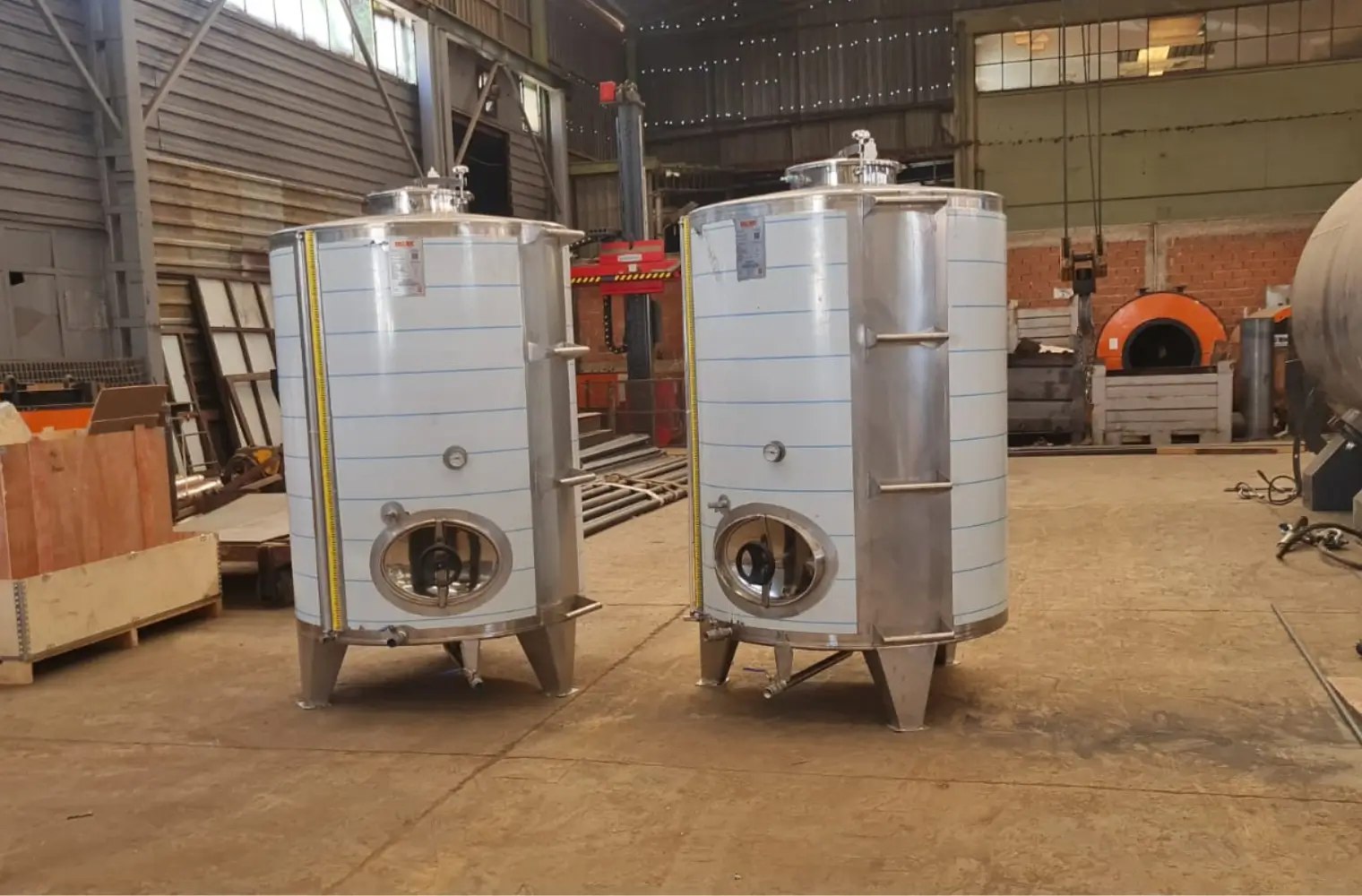 Réservoir d'Huile d'Olive en Acier Inoxydable