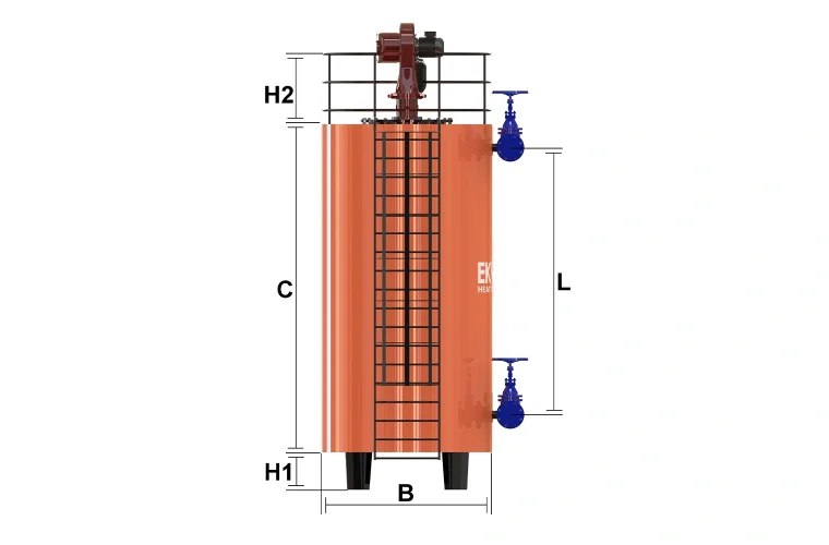 Albatros Series - Liquid Gas Fuel Thermal Oil Boiler Images