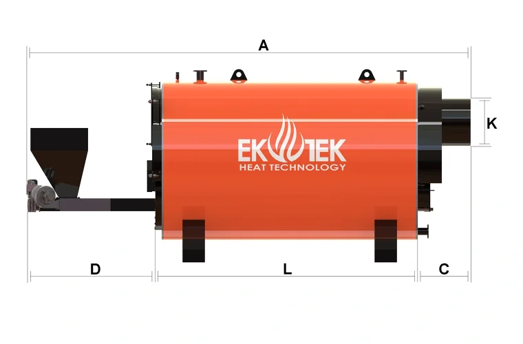 Canavar Serisi - Skoç Tipi Katı Yakıtlı Sıcak Su Kazanı Resimleri