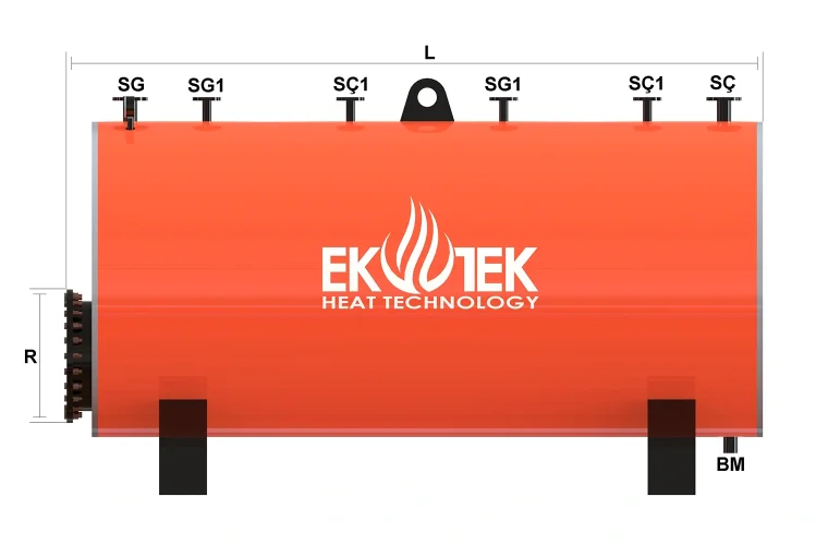 Slide Double Serpentine Hot Water Storage Tank 3