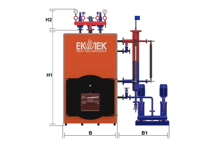 Kalkan Serisi - Sıvı Gaz Yakıtlı Buhar Kazanı Resimleri