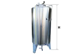 Thumb Lagertank, Rostfrei  3