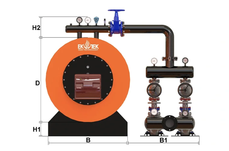 Phoenix Series - Liquid Gas Fuel Superheated Oil Boiler Images
