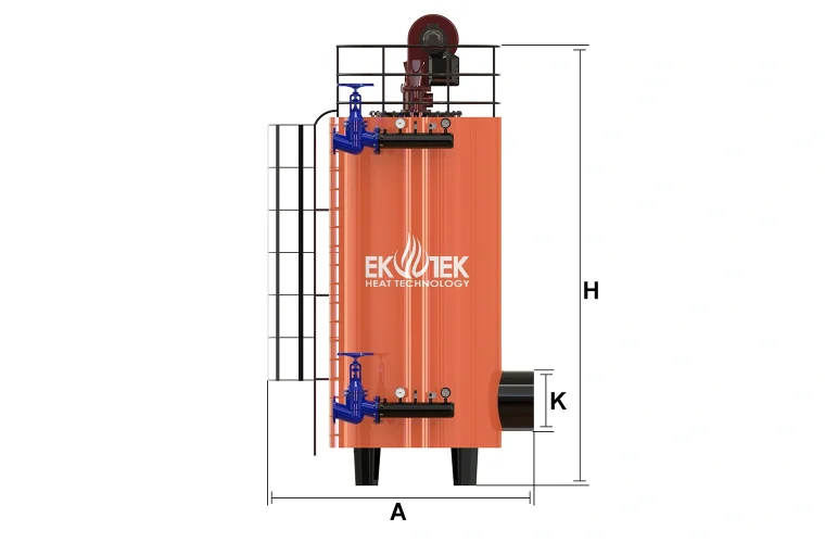 Slide Série Albatross - chaudières à huile chaude alimentées au gaz liquéfié 6