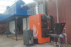 Série de transformateurs - chaudières à air chaud à combustible solide Images
