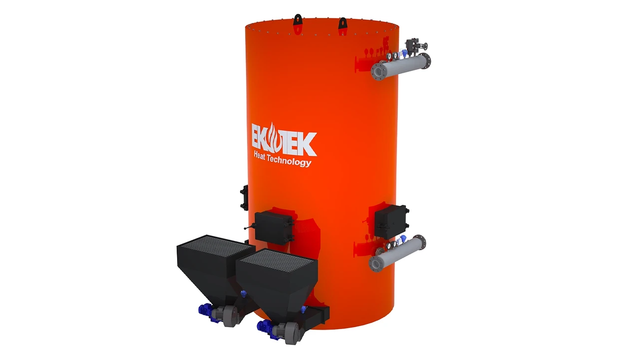 Série Dragon - chaudière à fioul à combustible solide