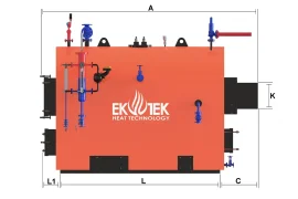 Thumb Série tonnerre- Chaudières à vapeur à combustible solide semi-cylindriques 10