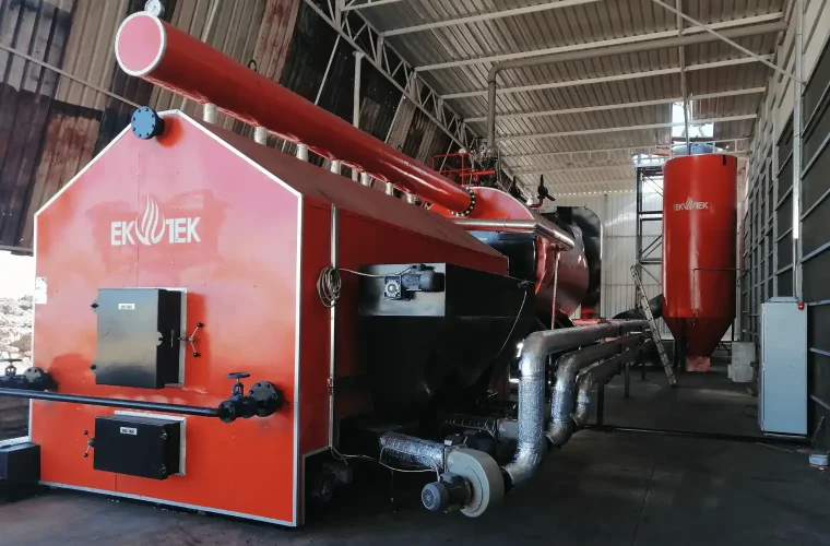 Série Volcano - Chaudières à vapeur à combustible solide à four avant Images