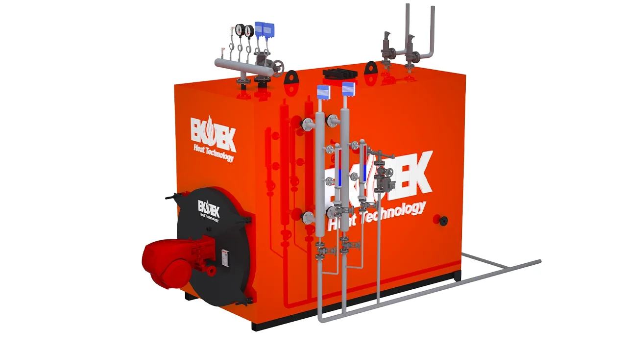 Shield Serie - Flammen-Rauchrohr-Dampfgenerator mit 3-Zug-System