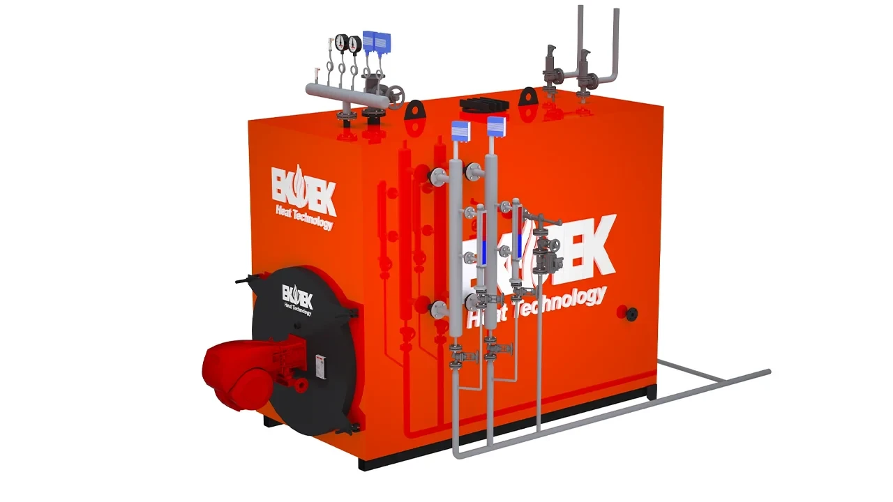 Shield Serie - Flammen-Rauchrohr-Dampfgenerator mit 3-Zug-System