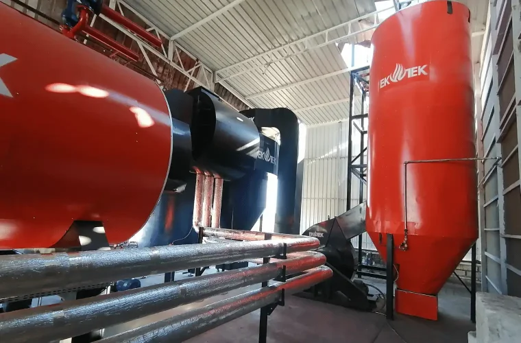 Slide Volcano Serie – Festbrennstoff Dampfkessel (mit Vorwärmer) 7
